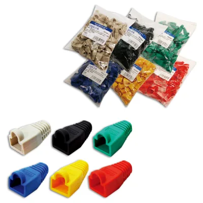 MANSON mufe RJ-45 LOGILINK pt. cablu UTP, FTP, SFTP, RJ-45 (T), plastic, 100 buc, albastru, "MP0008"