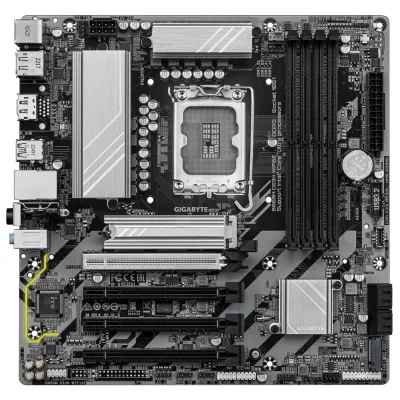 Placa de baza Gigabyte B860M DS3H WIFI6E, LGA 1851, DDR5, Micro-ATX