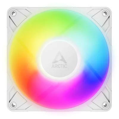 Set 3 ventilatoare Arctic "P12 Pro A-RGB (White) - 3 Pack", 120mm, 600 - 3000 RPM, FDB, 77 cfm, 4-Pin Fan Plug + 4-Pin Socket, lungime cablu 400 mm + 80 mm Daisy-Chain, alb, "ACFAN00326A" (timbru verde 0.54lei) - 4895265000683
