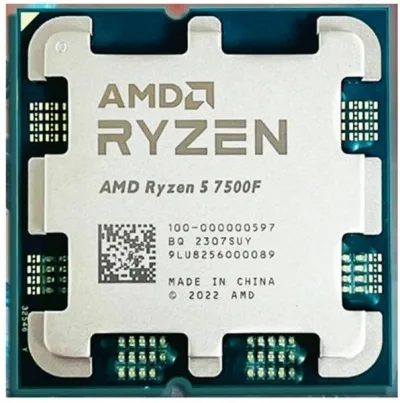 Procesor Ryzen 5 7500F 3.70GHz, Socket AM5, Tray "100-000000597"