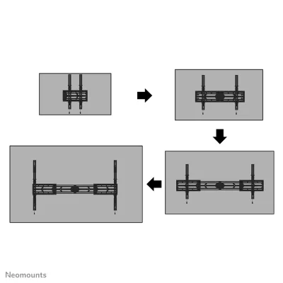 NM SL TV Wall Mount Tilt&R 55"-110" 70kg "WL35S-950BL19"