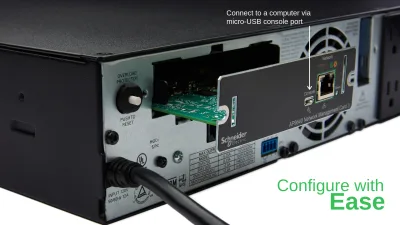 CARD management APC, interfata retea pt. UPS, 2 x USB, 1 x Gigabit, 2 x I/O porturi senzori mediu, "AP9640"