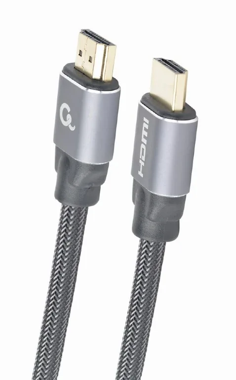 CABLU video GEMBIRD, HDMI (T) la HDMI (T), 1m, premium, conectori auriti, rezolutie maxima 4K (3840 x 2160) la 60 Hz, negru, "CCBP-HDMI-1M" (timbru verde 0.18 lei)