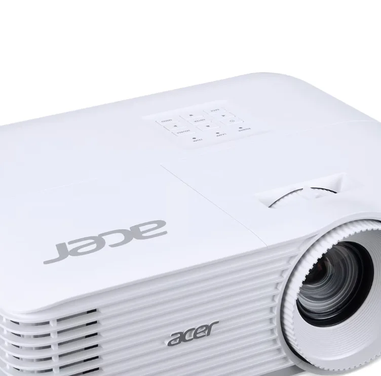Videoproiector Acer P5550, FHD 1920* 1080, 5.200 lumeni, up to WUXGA 1920* 1200, 16:9/ 4:3, 18.000:1, dimensiune maxima imagine 7.62 m (300"), zoom 1.3x, 2* HDMI, HDBaseTx 1, RJ45, audio in/ out, USB Type-A Out, DC Out (5V/1.5A), boxa 10W, RS232, D-sub,