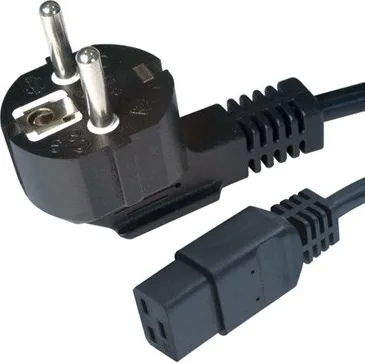 CABLU alimentare GEMBIRD 1.8m, intrare Shucko, iesire C19, 16A, bulk, black, "PC-186-C19" (timbru verde 0.18 lei)