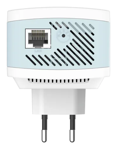 RANGE EXTENDER D-LINK wireless AX1500Mbps, 1 port Gigabit, 2 antene externe, dual band AX1500, 2.4GHz si 5GHz, EAGLE PRO AI, 2 x2 Wi-Fi 6, "E15", (timbru verde 2 lei)