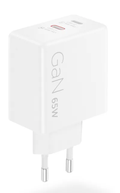 Lenovo Dual USB-C 65W GaN Power Adapter