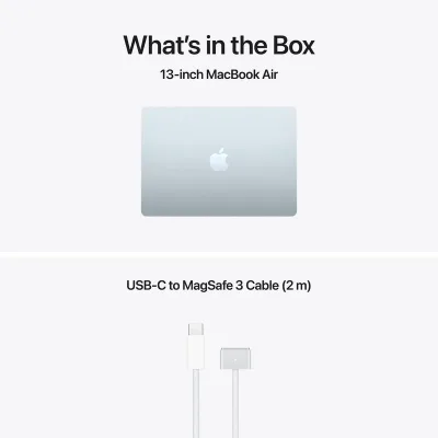 MacBook Air 13.6" Retina/Apple M5 (CPU 10-core, GPU 10-core, NeuralEngine16-core)/24GB/512GB - Sky Blue - US English KB (No Adapter)  - 2026 (CTO from MDHH4RO/A)