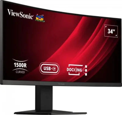 Monitor Consumer ViewSonic VG3419C, 34", 3440 x 1440 pixeli, Black, 3 ani Garantie
