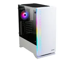 CARCASA Zalman "S5", middle tower, gaming, fara sursa, suporta 8xfan, 2xfan inclus, PSU shroud, USB 3.1 gen1 x 1, USB 2.0 x 2, audio+mic, 7 sloturi expansiune, alb, "S5 WHITE" (timbru verde 0.16lei)