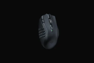 Mouse Gaming Wireless Razer Naga V2 HyperSpeed, 30000 dpi, Negru