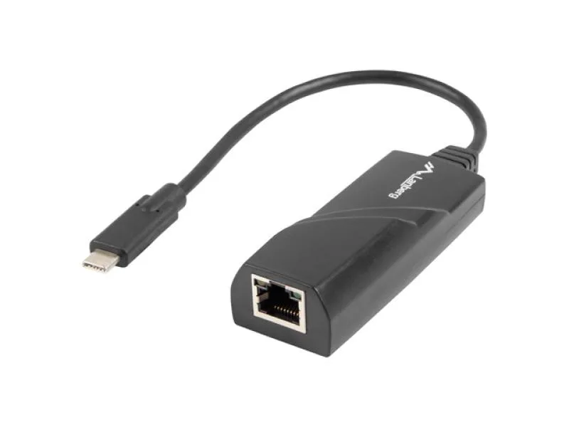 Adaptor rețea USB-C 3.1  RJ45 1x RJ45 1 Gb, cu cablu