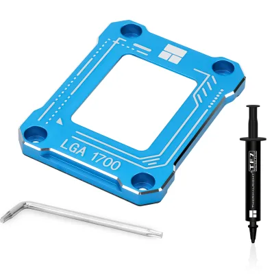 Contact frame Thermalright, compatibil LGA 1700 aliaj aluminiu, 54x70x6mm, blue, "LGA 17XX-BCF-BLUE"