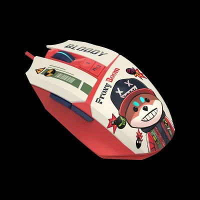 Mouse A4Tech, gaming, Bloody RGB Animation Backlit  USB Proxy Boom, "W63Max Proxy Boom", (timbru verde 0.18 lei) 4711421 000543