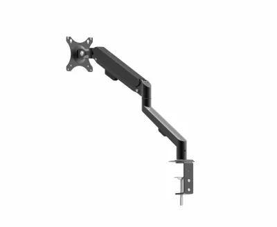 Suport monitor Serioux MM1101, tip: arc cu gaz, reglarea poziției unghiului de înclinare: -45 / + 90 °, pivotant: 180 °, rotatie pentru ambele brate: 360 °, VESA: 75x75mm & 100x100mm, greutate maxima suportata: 9 kg, compatibilitate: 10"-30"