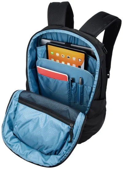 RUCSAC THULE pt. notebook de max. 15.6 inch, 26 l, 1 compartiment, buzunar frontal x 3 | buzunar lateral x 2, waterproof, poliester, negru, Accent 3205384