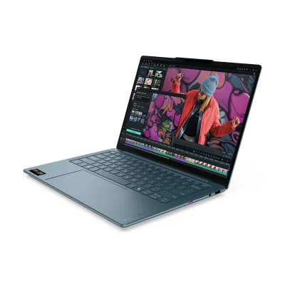 Laptop Lenovo Yoga Slim 7 14AKP10, 14" WUXGA (1920x1200) OLED 600nits (peak) / 400nits (typical) Glossy, 100% DCI-P3, 60Hz, Eyesafe®, Dolby Vision®, Flicker Free, DisplayHDR™ True Black 500, X-Rite®, AMD Ryzen™ AI 5 330 (4C / 8T, 2.0 / 4.5GHz, 4MB L2 /