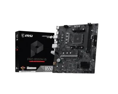 Placa de baza MSI PRO B550M-B, Socket AM4, DDR4, Negru "PRO B550M-B"