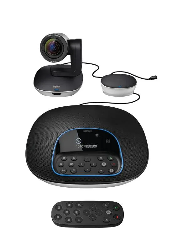 Camera Web Logitech Group, rezolutie video Full HD, USB 2.0, Negru
