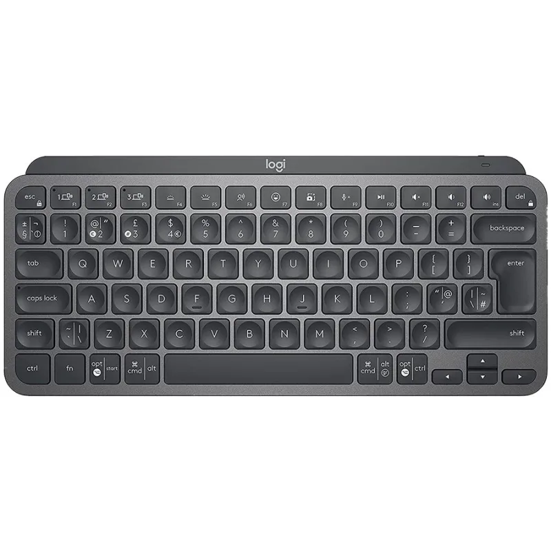 LOGITECH MX Mechanical Mini Bluetooth Illuminated Keyboard  - GRAPHITE - US INTL - TACTILE, "920-010780" (timbru verde 0.8 lei)