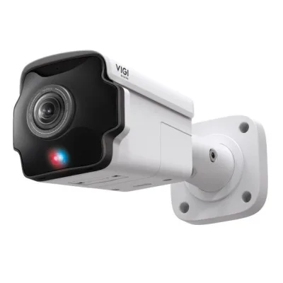 VIGI 8MP IR Panoramic Bullet Network Camera; 180° Panorama View with Huge Vision 4K (8MP) Ultra HD and IR Range Up to 65.62 ft (20 m)*1 Red-Blue Warning Lights with Stronger Deterrence People & Vehicle Analytics*2 Human & Vehicle Classification Smart