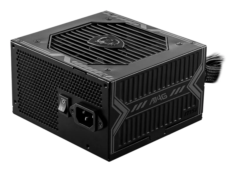 SURSA MSI, 650 W, "MAG A650BN",  ATX 12V, fan 120 mmx1, 80 Plus Bronze, MB 20+4 pinx1, CPU 4+4 pinx1, PCI-E 6+2 pinx2, SATAx5, MOLEX 4-pinx2, Floppy 4-pinx1, "MAG A650BN" (timbru verde 2 lei)
