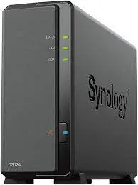 SYNOLOGY DS124 1-Bay NAS Intel Celeron J4125 1GB RAM "DS124" (timbru verde 2 lei)