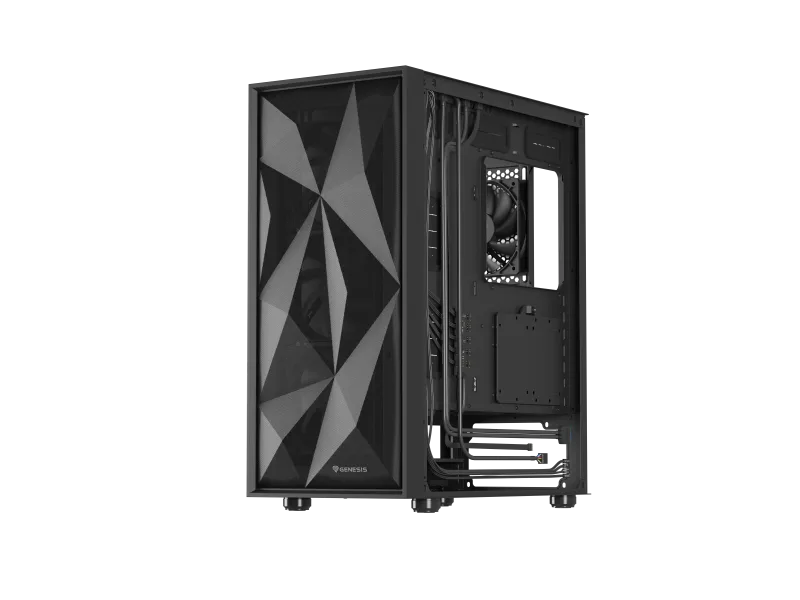 Carcasa GENESIS Diaxid 605F, Mid Tower, Black