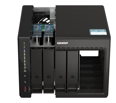 NAS QNAP 453E 4BAY 2.6GHZ TWR SATA, "TS-453E-8G" (timbru verde 11 lei)