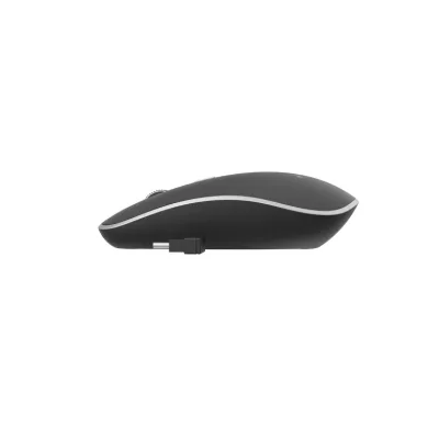 MOUSE GEMBIRD, PC sau NB, wireless, 2.4GHz, optic, 1600 dpi, butoane/scroll 4/1, silent, USB-C, negru, "MUSW-4BSC-01" (timbru verde 0.8 lei)