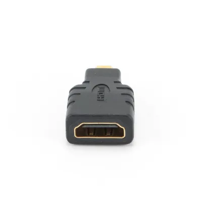 ADAPTOR video GEMBIRD, HDMI (M) la Micro-HDMI (T), conectori auriti, black, "A-HDMI-FD" (timbru verde 0.08 lei)