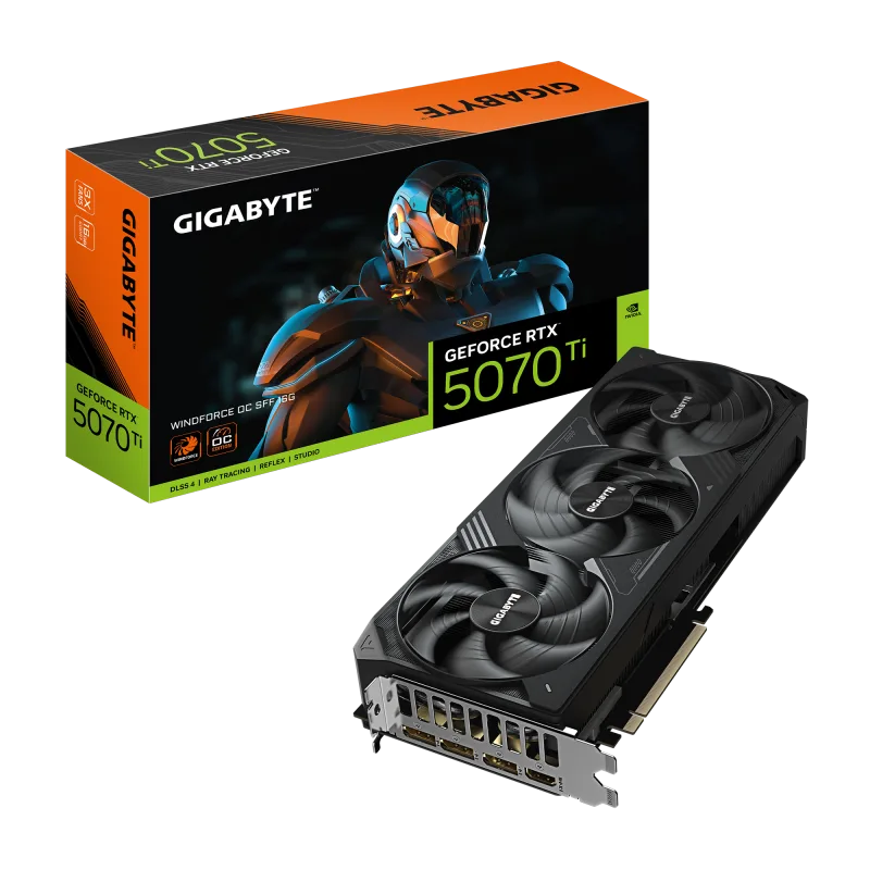 Placa video Gigabyte GeForce RTX 5070 Ti, 16GB GDDR7, PCI Express 5.0, 256-bit