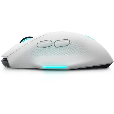 Mouse Gaming Wireless DELL AW620M, 26000 dpi, Lunar Light