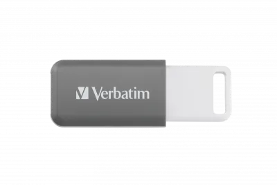 MEMORIE USB VERBATIM DATABAR 128GB USB 2.0, GRI "49456" (TIMBRU VERDE 0.03 LEI)