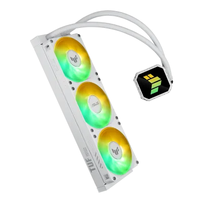 Cooler Procesor ASUS TUF Gaming LC III 360 ARGB White Edition, Lichid, 12 cm, aRGB