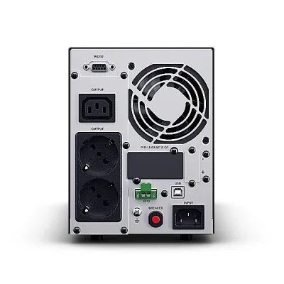 UPS CYBER POWER Online dubla conversie cu Sinusoida Pura, tower, 1000VA 900W 1xIEC C13 2xSchuko, "OLS1000EA-DE" (timbru verde 11 lei)