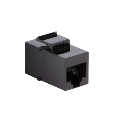 CUPLA RJ-45 LOGILINK pt. cablu UTP, Cat6a, 2 x RJ-45 (T), neecranat, montare prin clipsare, keystone, latime 14.7mm, "NK4014"