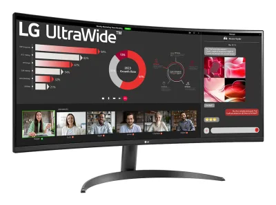 UltraWide 34WR50QK-B Curbat 34 inch UWQHD VA 5 ms 100 Hz HDR "34WR50QK-B" (timbru verde 7 lei)