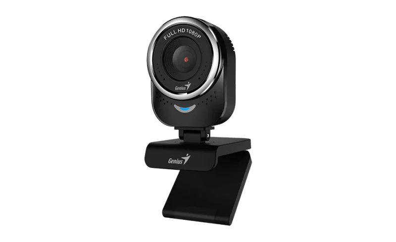 CAMERA WEB GENIUS  senzor 1080p Full-HD cu rezolutie video 1920x1080, QCam 6000, microfon, black "32200002407"  (timbru verde 0.18 lei)