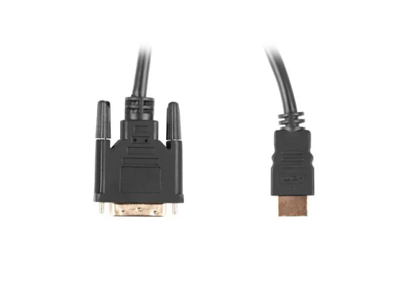 Cablu HDMI(M)  DVI-D(M)(24+1) 3 m negru Dual Link 4K cu conectori placați cu aur