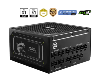 Sursa MSI MAG A1000GL PCIE5 II"MAG A1000GL PCIE5 II" (timbru verde 2 lei)