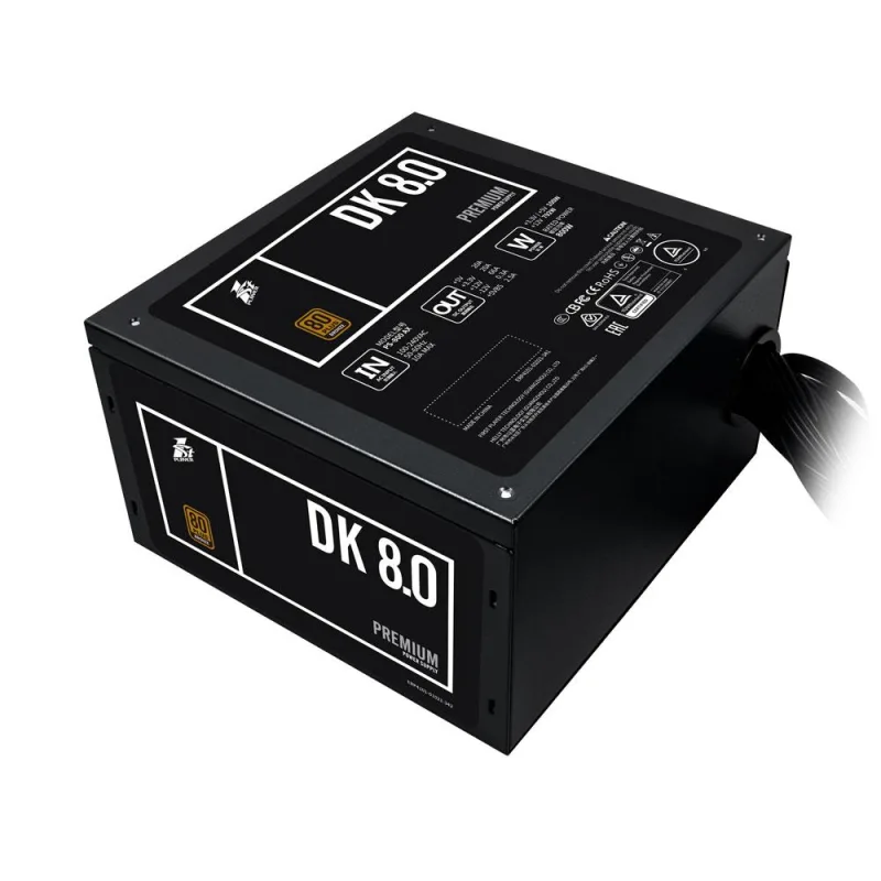 Sursa 1stPLAYER DK PREMIUM, 80 PLUS Bronze, 800 W