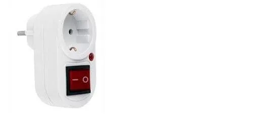 Adaptor 1xCEE7/3, 1xintrerupator 1xCEE7/ "BM-921.016" (timbru verde 0.18 lei)