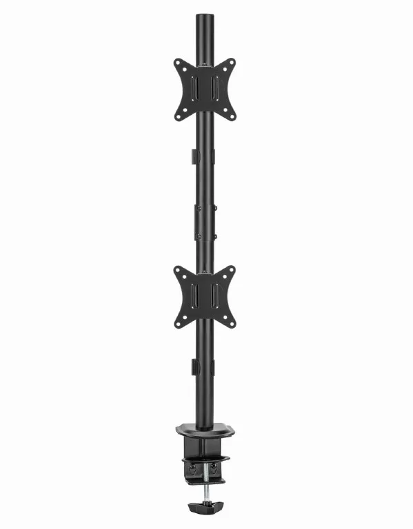 SUPORT de birou Gembird, pt 2 TV/monitor plat, diag. max 17-32 inch, rotatie, inclinare, pivotare, max 9 kg, "MA-D2-02"