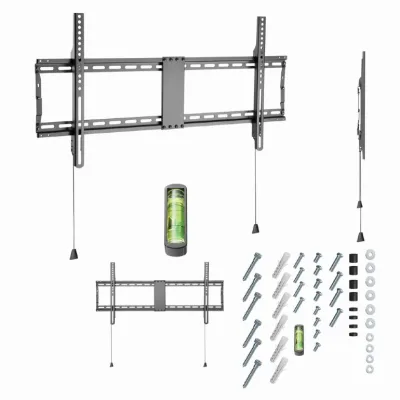 SUPORT de perete GEMBIRD, pt 1 TV/monitor, diag. max 43" - 90", fix, max 70 kg, "WM-90F-01"