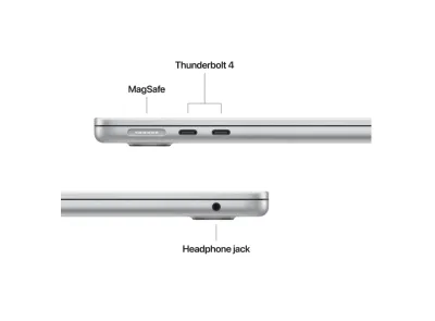 MacBook Air 13.6" Retina/Apple M5 (CPU 10-core, GPU 10- core,NeuralEngine16-core)/24GB/512GB - Silver - US KB (No Adapter) -2026 (CTO from MDH74RO/A)