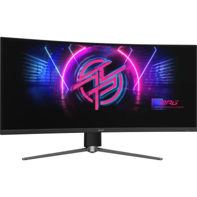 Monitor Gaming Rapid VA LED MSI 34" MPG 346CQRF X24, UWQHD (3440 x 1440), HDMI, DisplayPort, Ecran Curbat, 240 Hz, 0.5 ms (Negru) "MPG 346CQRF X24" (timbru verde 7 lei)
