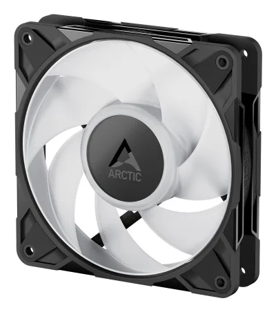 Ventilator Arctic "P12 Pro A-RGB", 120mm, 600 - 3000 RPM, FDB, 77 cfm, 4-Pin A-RGB Plug + 4-Pin Socket, negru, "ACFAN00309A" (timbru verde 0.18lei) - 4895265000119