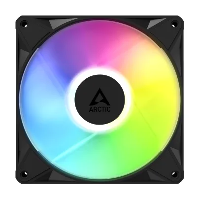 Ventilator Arctic "BioniX P14 A-RGB", 140mm, 450 - 3000 RPM, FDB, 76 cfm, 4-Pin PWM | 3-pin ARGB, negru, "ACFAN00339A" (timbru verde 0.18lei)