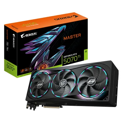 Placa video Aorus GeForce RTX 5070 Ti Master 16G, 16384 MB GDDR7 "GV-N507TAORUS M-16GD"
